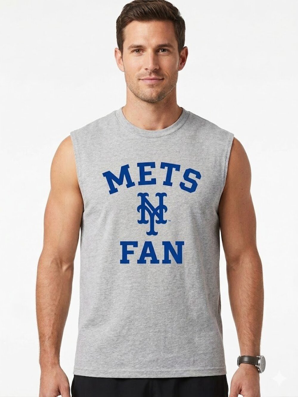 New York Mets Men's Mens Muscle Tee Shirt T Top Size Large Tall NWT